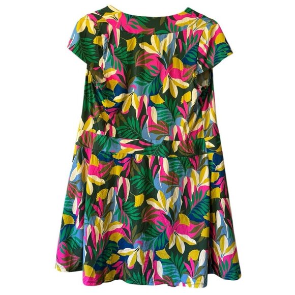 Boden Women Open Front Top Size 6 Floral Tropical Hawaiian Beach Travel Colorful - Picture 2 of 10